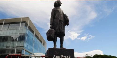 Estatua de Ana Frank en CABA