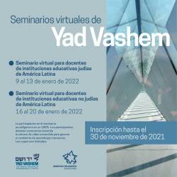 imagen de la noticia Seminarios docentes en Yad Vashem 2021