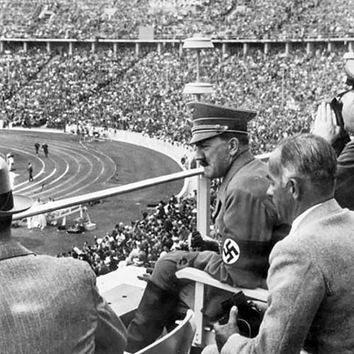 Hitler durante los Juegos Olímpicos de Berlín